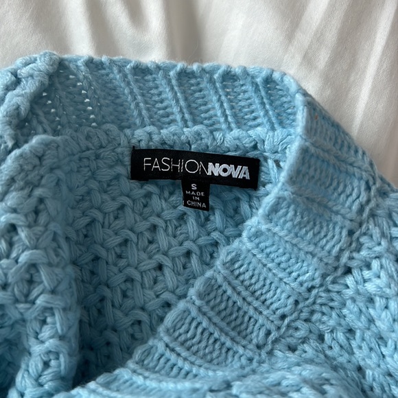 Light Blue Sweater - Picture 3 of 6